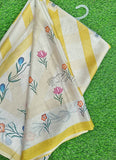 Latest Beautiful Digital Print Crepe Georgette Saree