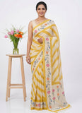 Latest Beautiful Digital Print Crepe Georgette Saree