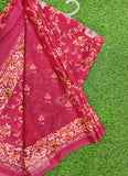 Latest Beautiful Digital Print Crepe Georgette Saree