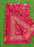Latest Beautiful Digital Print Crepe Georgette Saree