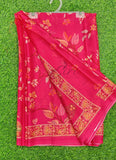 Latest Beautiful Digital Print Crepe Georgette Saree