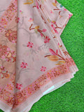 Latest Beautiful Digital Print Crepe Georgette Saree