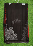 Trendy Beautiful Digital Print Georgette Saree