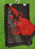 Trendy Beautiful Digital Print Georgette Saree
