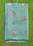 Trendy Beautiful Digital Print Georgette Saree