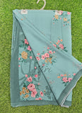 Trendy Beautiful Digital Print Georgette Saree