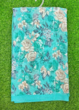 Trendy Beautiful Digital Print Georgette Saree