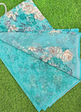 Trendy Beautiful Digital Print Georgette Saree