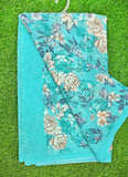 Trendy Beautiful Digital Print Georgette Saree