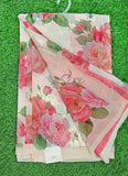 Trendy Beautiful Digital Print Georgette Saree