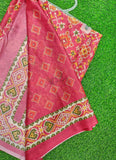 Latest Beautiful Digital Print Crepe Georgette Saree