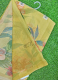 Latest Beautiful Digital Print Floral Georgette Saree