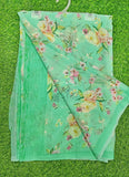 Latest Beautiful Digital Print Floral Georgette Saree