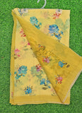 Latest Beautiful Digital Print Floral Georgette Saree