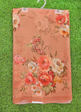 Latest Beautiful Digital Print Floral Georgette Saree