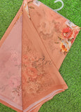 Latest Beautiful Digital Print Floral Georgette Saree