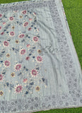 Beautiful Tussar Saree in Kalamkari Print