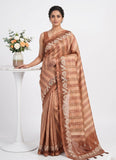 Beautiful Tussar Saree in Cutwork