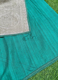 Elegant Digital Print Semi Tussar Saree in Cute Trim