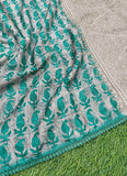 Elegant Digital Print Semi Tussar Saree in Cute Trim