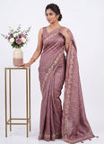 Elegant Digital Print Semi Tussar Saree in Cutwork Borders