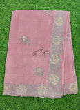 Lovely Designer Crush Saree in Scallop Border