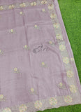 Lovely Designer Crush Saree in Scallop Border