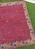 Lovely Designer Crush Saree in Scallop Border