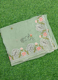 Lovely Designer Crush Saree in Scallop Border