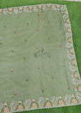 Lovely Designer Crush Saree in Scallop Border