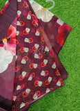 Beautiful Designer Digital Print Georgette Saree