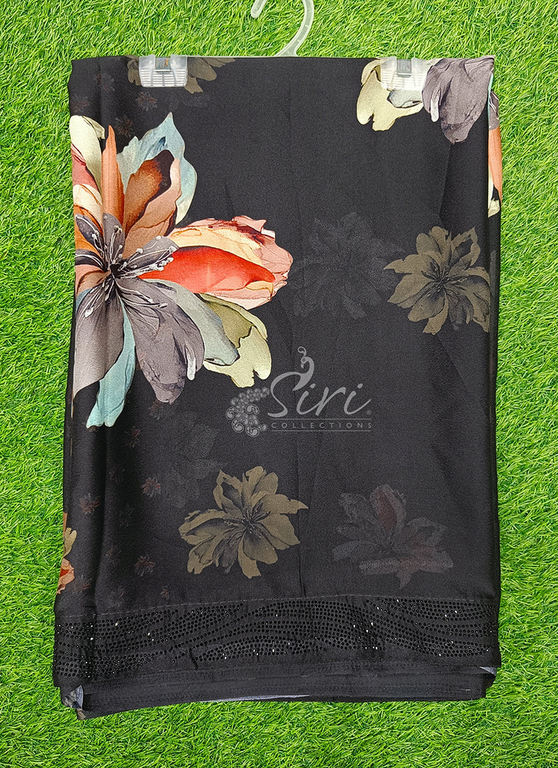 Beautiful Designer Digital Print Georgette Saree