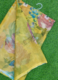 Latest Digital Print Nara Chiffon Saree with Blouse