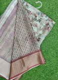 Lovely Digital Print Chiffon Saree