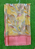 Lovely Digital Print Chiffon Saree in Satin Finish Border