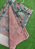 Lovely Digital Print Chiffon Saree in Satin Finish Border