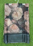 Lovely Digital Print Chiffon Saree in Satin Finish Border