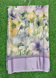 Lovely Digital Print Chiffon Saree in Satin Finish Border