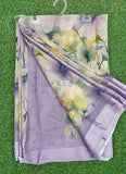 Lovely Digital Print Chiffon Saree in Satin Finish Border
