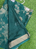 Latest Designer Chiffon Saree in Foil Print