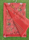 Lovely Digital Print Premium Chiffon Saree