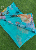 Latest Digital Print Nara Chiffon Saree with Blouse