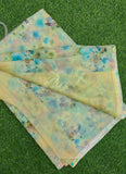 Latest Digital Print Nara Chiffon Saree with Blouse