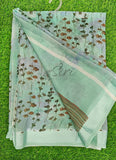 Lovely Digital Print Shimmer Chiffon Saree