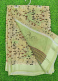 Lovely Digital Print Shimmer Chiffon Saree