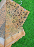 Lovely Digital Print Shimmer Chiffon Saree