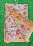 Beautiful Digital Print Chiffon Saree