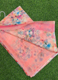 Latest Digital Print Nara Chiffon Saree with Blouse