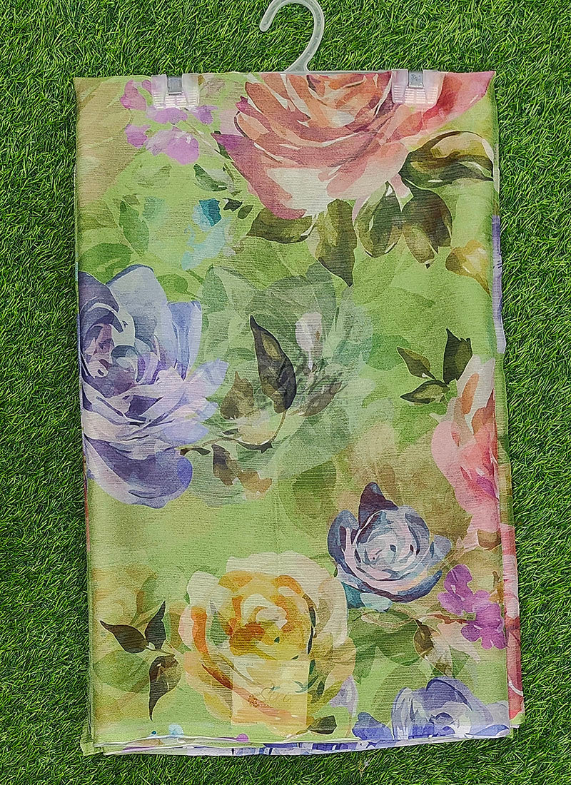 Latest Digital Print Nara Chiffon Saree with Blouse