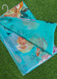 Latest Digital Print Nara Chiffon Saree with Blouse